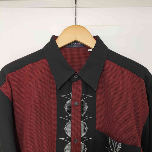 REDENTORE ステッチデザイン 生地切り替えロングスリーブシャツ メンズ JPN:L