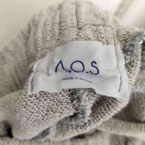 A.O.S デストロイ加工 インサイドアウト スウェットバギーパンツ メンズ FREE