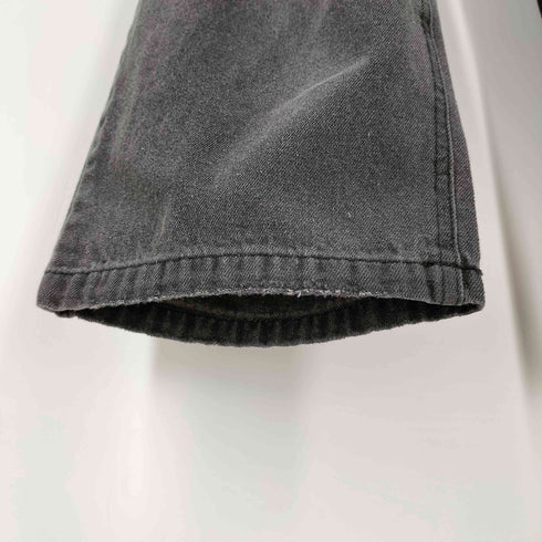 ジャングルストーム JUNGLE STORM ダメージ加工 イージーワイドブラックデニム メンズ JPN:L