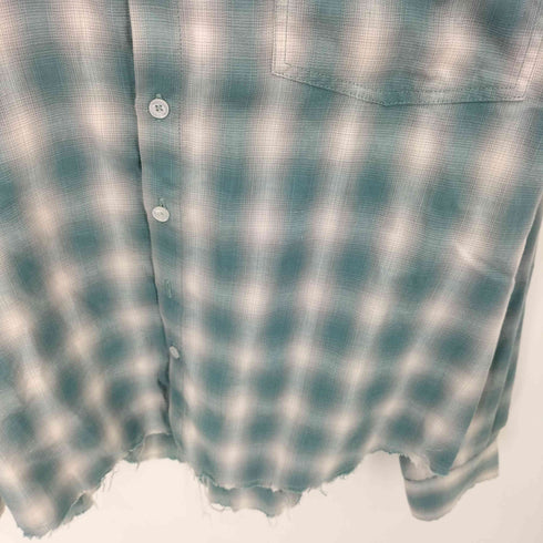 BELVET ボックスシルエット ロングスリーブ チェックシャツ メンズ