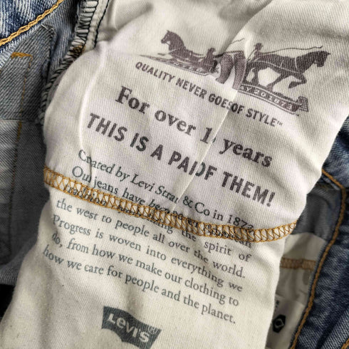 リーバイス Levis 505 レギュラーフィット ストレートデニムパンツ メンズ W34 L30