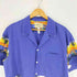 TAMARE USA製 ヤシの木 海 ヨット 総柄 開襟 S/S アロハ シャツ メンズ import:XL
