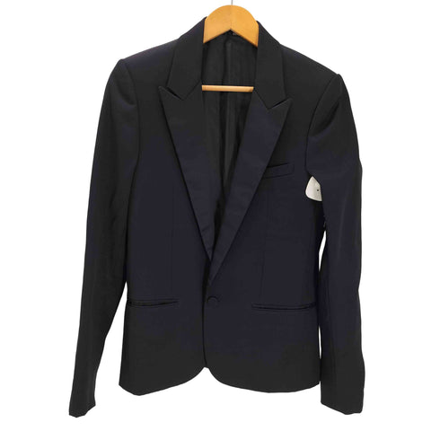 ディオールオム Dior HOMME 06AW エディ期 SMOKING スモーキング チューブ 1B ジャケット メンズ EUR:44