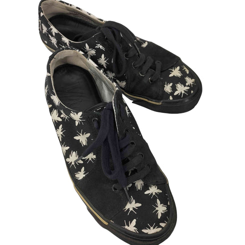 ディオールオム Dior HOMME スペイン製 BEE 総柄 ローカット スニーカー メンズ EUR:40