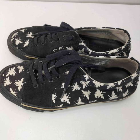 ディオールオム Dior HOMME スペイン製 BEE 総柄 ローカット スニーカー メンズ EUR:40