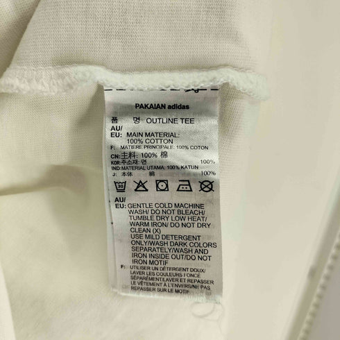 アディダスオリジナルス adidas Originals 19SS OUTLINE TEE WHITE アウトラインTシャツ ホワイト メンズ import:L