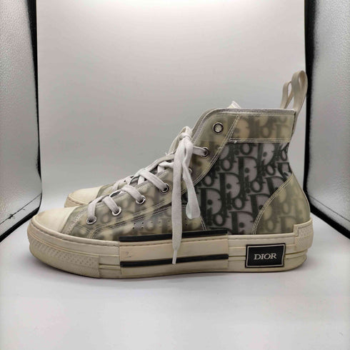 ディオールオム Dior HOMME B23 HI TOP SNEAKERS リーグ ハイトップ スニーカー オブリーク キャンバス メンズ