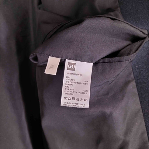 ジーユー GU コージーメルトンジップアップブルゾン メンズ JPN:XL