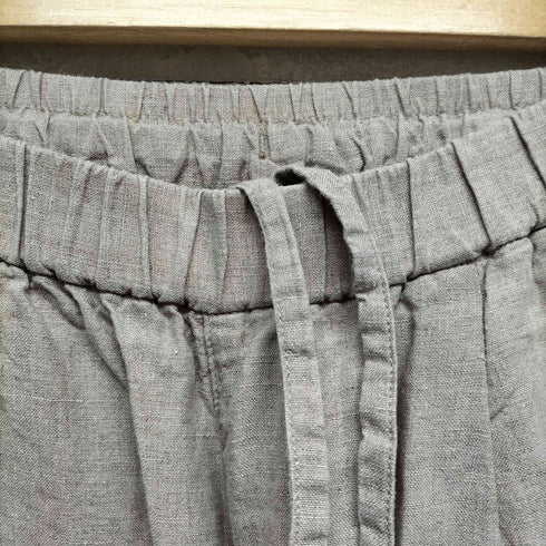 ムジルシリョウヒン 無印良品 リネン洗いざらし イージーワイドパンツ レディース JPN:L