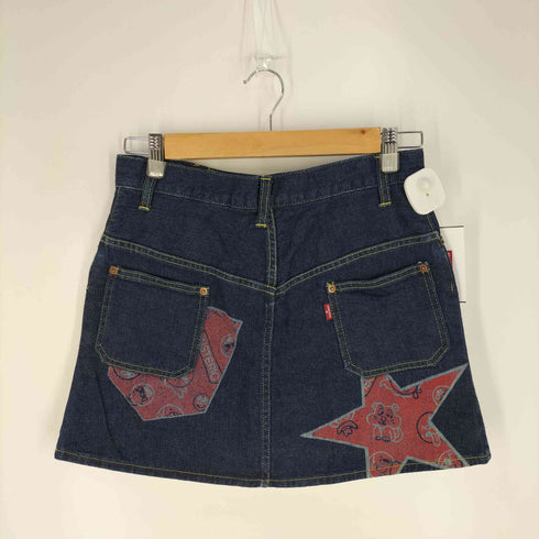 ヒステリックグラマー HYSTERIC GLAMOUR 90-2000s ロゴ デニム タイトスカート Y2K レディース FREE