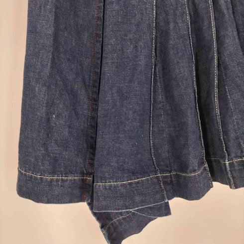 ヒステリックグラマー HYSTERIC GLAMOUR 90-2000s スタッズ デニム プリーツスカート Y2K レディース FREE