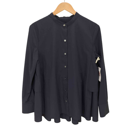 プラステ PLST 25SS バックフリルバンドカラーシャツ レディース JPN:M