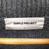 SIMPLE PROJECT ジップアップニット ドライバーズニット メンズ import:S