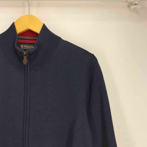 ブルックスブラザーズ BROOKS BROTHERS ウール リブ ジップアップ ニット メンズ import:S