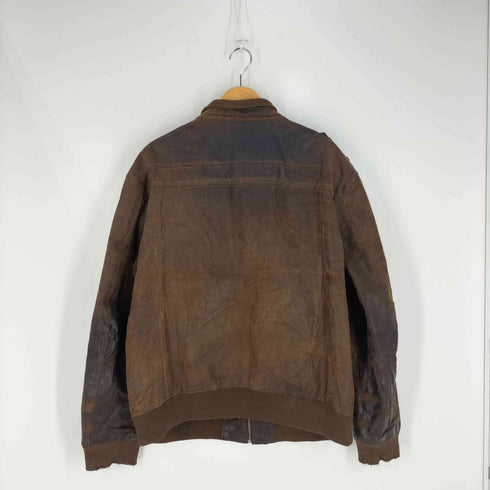 イノシシ革 レザージャケット メンズ import:XL