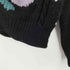 Allen Tolly 80-90S Pure Wool 花柄 ケーブル ローゲージ ウール ニット カーディガン レディース import:L