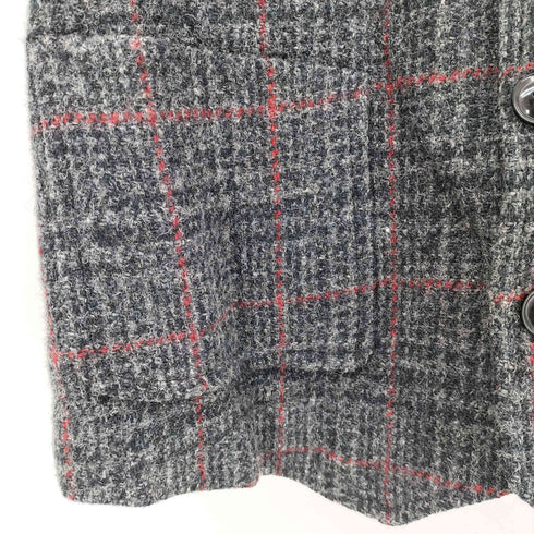 アーバンリサーチ URBAN RESEARCH 別注 チェック ウール ツイード ベスト 100周年タグ メンズ JPN:L