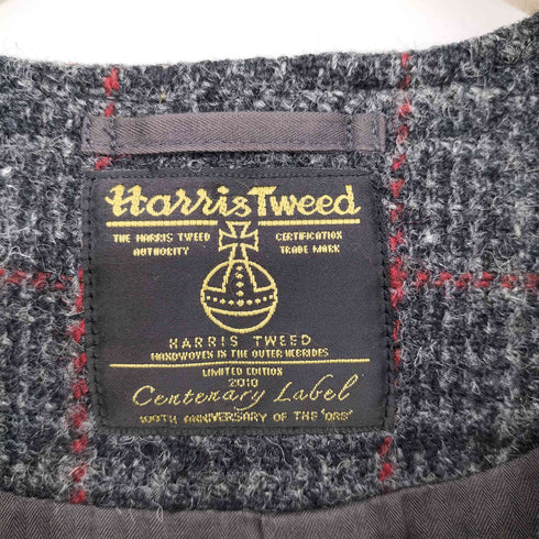 アーバンリサーチ URBAN RESEARCH 別注 チェック ウール ツイード ベスト 100周年タグ メンズ JPN:L