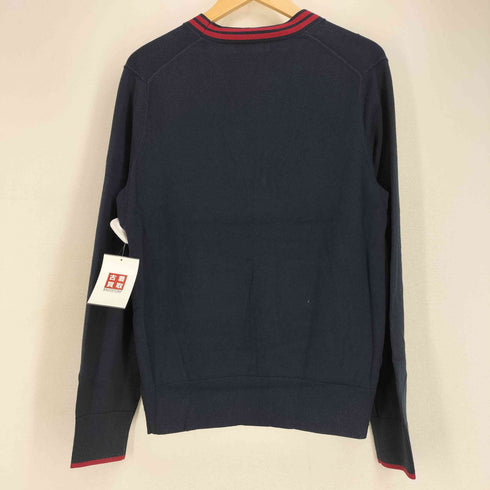 バナナリパブリック BANANA REPUBLIC 90-00S コットン混 レーヨン ライン カーディガン メンズ import:M