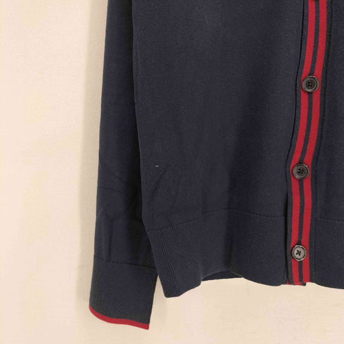 バナナリパブリック BANANA REPUBLIC 90-00S コットン混 レーヨン ライン カーディガン メンズ import:M