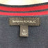 バナナリパブリック BANANA REPUBLIC 90-00S コットン混 レーヨン ライン カーディガン メンズ import:M