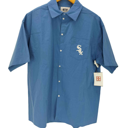 バックトゥザフィールド BACK TO THE FIELD MLB コラボ ベースボール ロゴ 刺繍 S/S シャツ レディース FREE