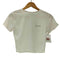 エモダ EMODA 25SS ロゴ プリント クロップド Tシャツ レディース FREE