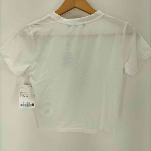 エモダ EMODA 25SS ロゴ プリント クロップド Tシャツ レディース FREE