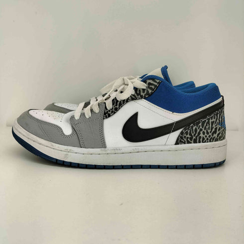 ジョーダンブランド JORDAN BRAND AIR JORDAN 1 LOW TRUE BLUE エア ジョーダン ロー ブラック セメント メンズ JPN:27