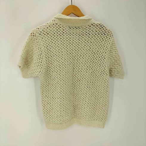 エモダ EMODA 25SS VEQUM OPEN WORK POLO KNIT オープン ワーク ポロ ニット レディース FREE