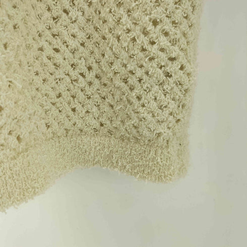 エモダ EMODA 25SS VEQUM OPEN WORK POLO KNIT オープン ワーク ポロ ニット レディース FREE