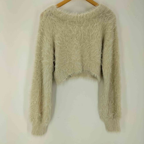 エモダ EMODA 24AW シャギー シークインズ ニット レディース FREE