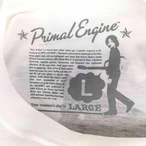 PRIMAL ENGINE 両面プリント S/S Tシャツ メンズ JPN:L