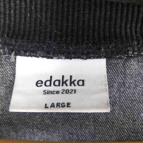 edaKKa 6.5ozデニムクルーネックプルオーバー メンズ JPN:L