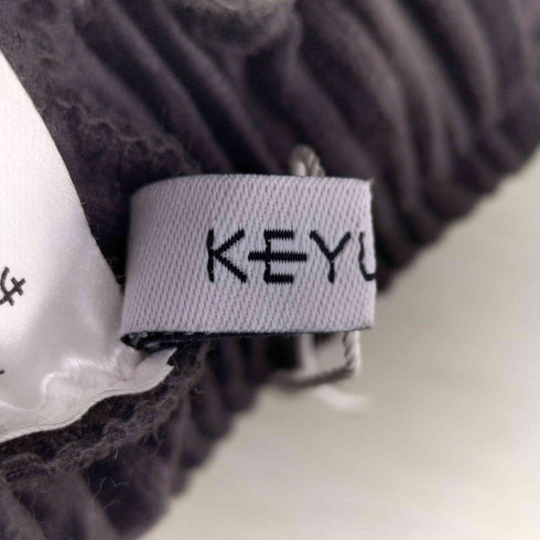 ケユカ KEYUCA ベロア コーデュロイ イージー ワイドパンツ レディース FREE