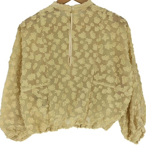 ナノユニバース NANO universe シアージャガードボリュームスリーブブラウス レディース FREE