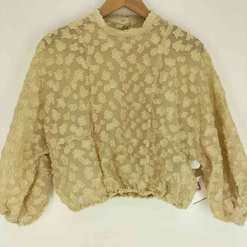 ナノユニバース NANO universe シアージャガードボリュームスリーブブラウス レディース FREE