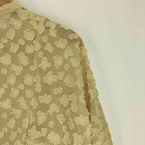 ナノユニバース NANO universe シアージャガードボリュームスリーブブラウス レディース FREE