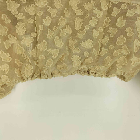 ナノユニバース NANO universe シアージャガードボリュームスリーブブラウス レディース FREE