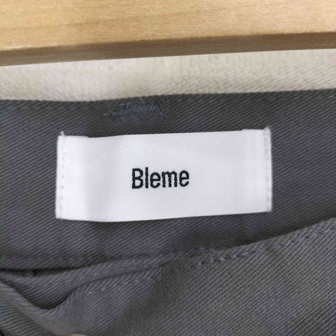 Bleme ヘビーツイル ワイドストレート ダブル インタック グルカチノパンツ メンズ JPN:S