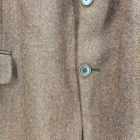 ブルックスブラザーズ BROOKS BROTHERS イタリア製 ラムウール ヘリンボーン 2B テーラードジャケット メンズ 46R