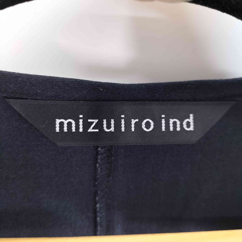 ミズイロインド mizuiro ind 半袖 ワイド カットソー ワンピース レディース