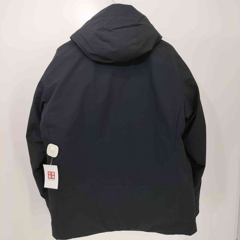 ユニクロ UNIQLO 24AW ハイブリッドダウンパーカ 黒 ブラック Lサイズ メンズ JPN:L