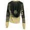 ディーゼル DIESEL ボーダー柄 アルパカウール混 ネックデザインニット レディース import:S