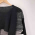 ディーゼル DIESEL ボーダー柄 アルパカウール混 ネックデザインニット レディース import:S