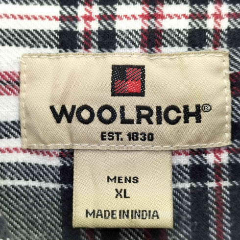 ウールリッチ WOOLRICH チェック フランネル ボタンダウンシャツ メンズ import:XL