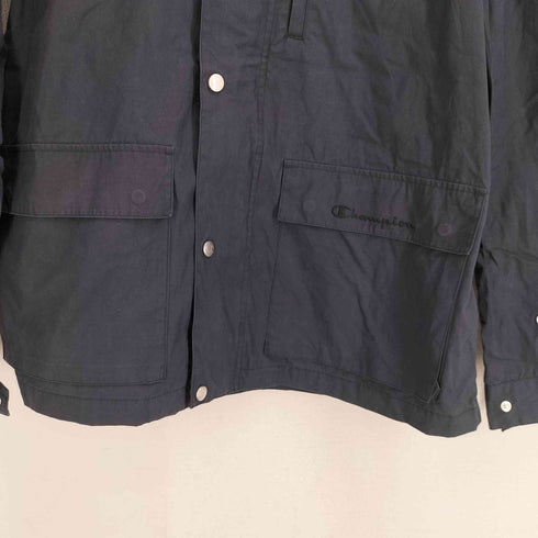チャンピオン Champion ナイロン フーデッドジャケット メンズ import:L