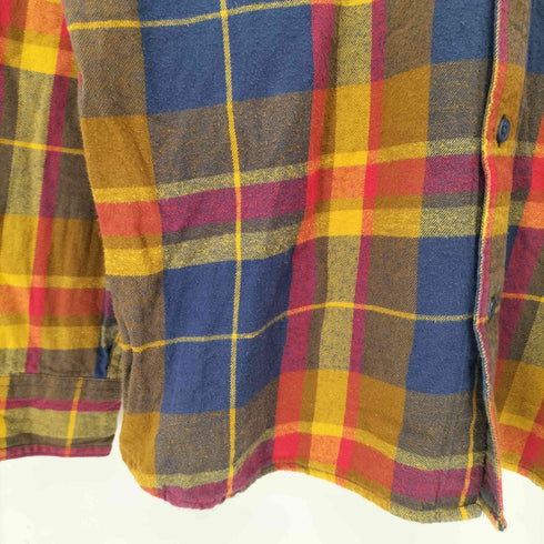 リーバイス Levis チェック コットン ダブルポケット ネルシャツ メンズ import:L