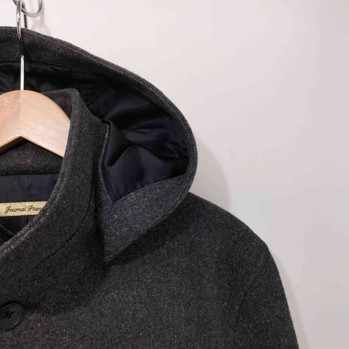 ジャーナルスタンダード JOURNAL STANDARD フーデッド ウール コート メンズ JPN:L