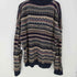 Stone Haven リネン コットン 総柄 ニット セーター メンズ import:XL